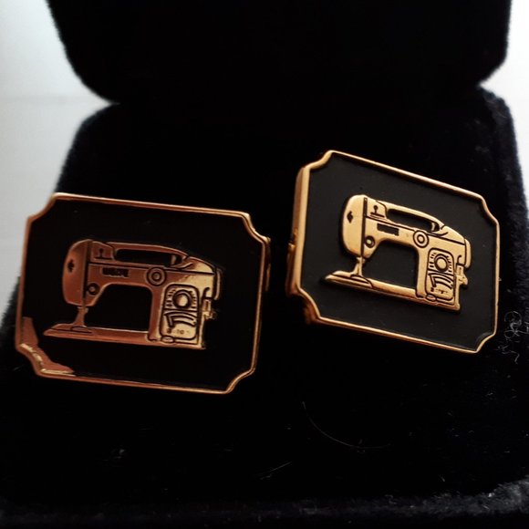 Other - Very Rare Sewing Machine Cufflinks
